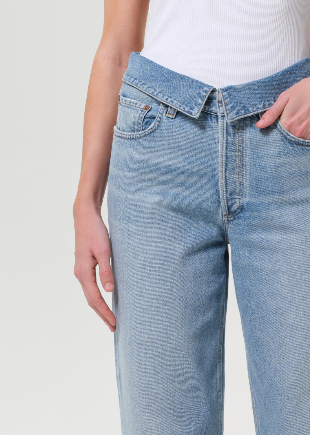 AGOLDE Echo Taper Jean - Syllable Pale Vintage Indigo