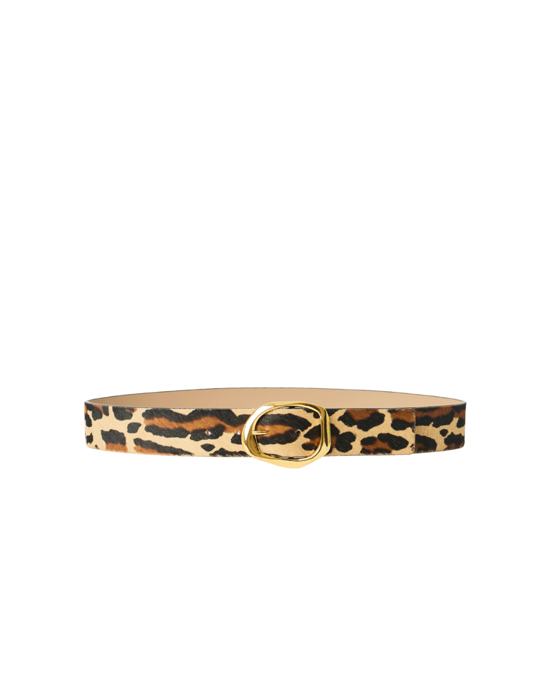B-LOW THE BELT Edmond Mini Calf-Hair Belt - LEOPARD/ GOLD