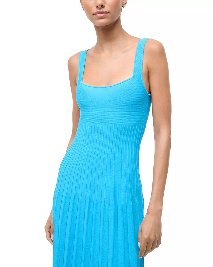 Staud Ellison Dress - Pool