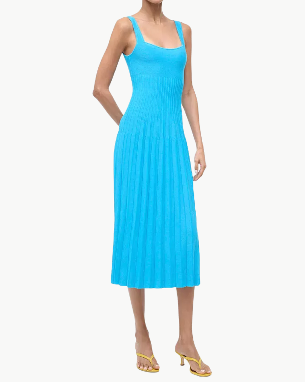Staud Ellison Dress - Pool