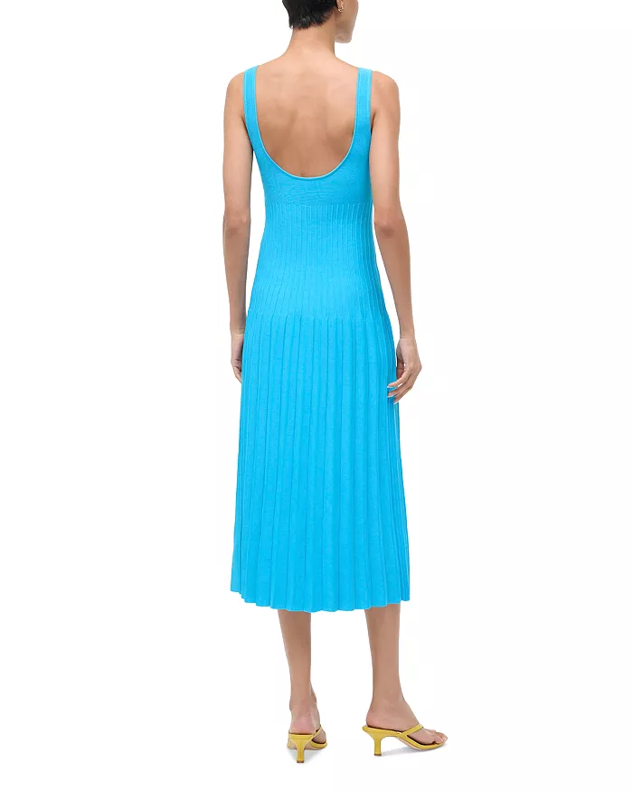 Staud Ellison Dress - Pool