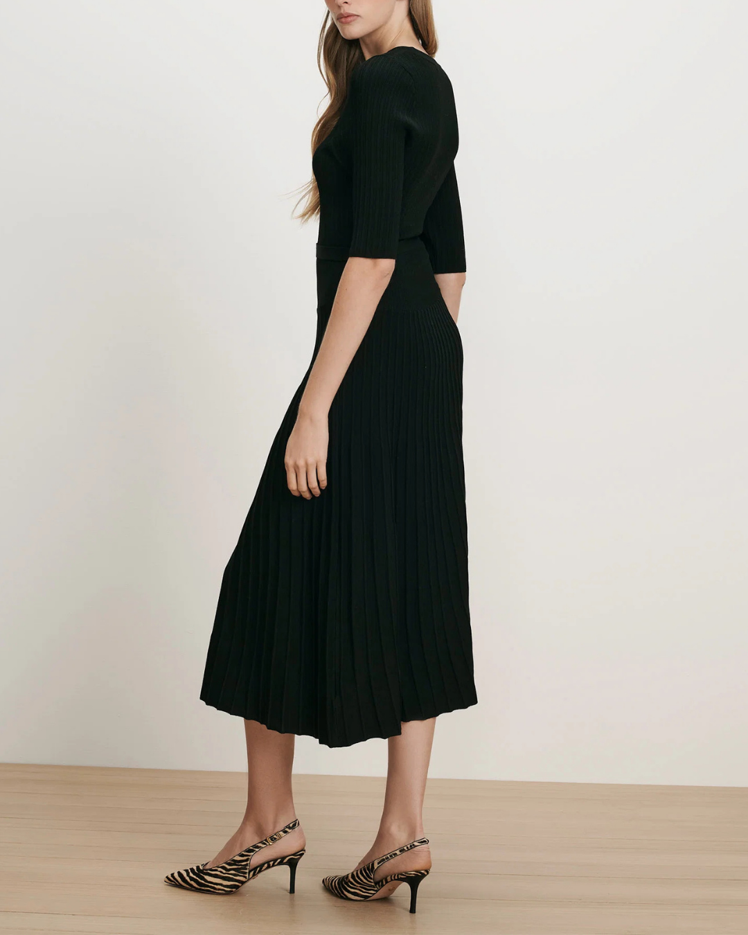 Veronica Beard Elthea Knit Dress - Black