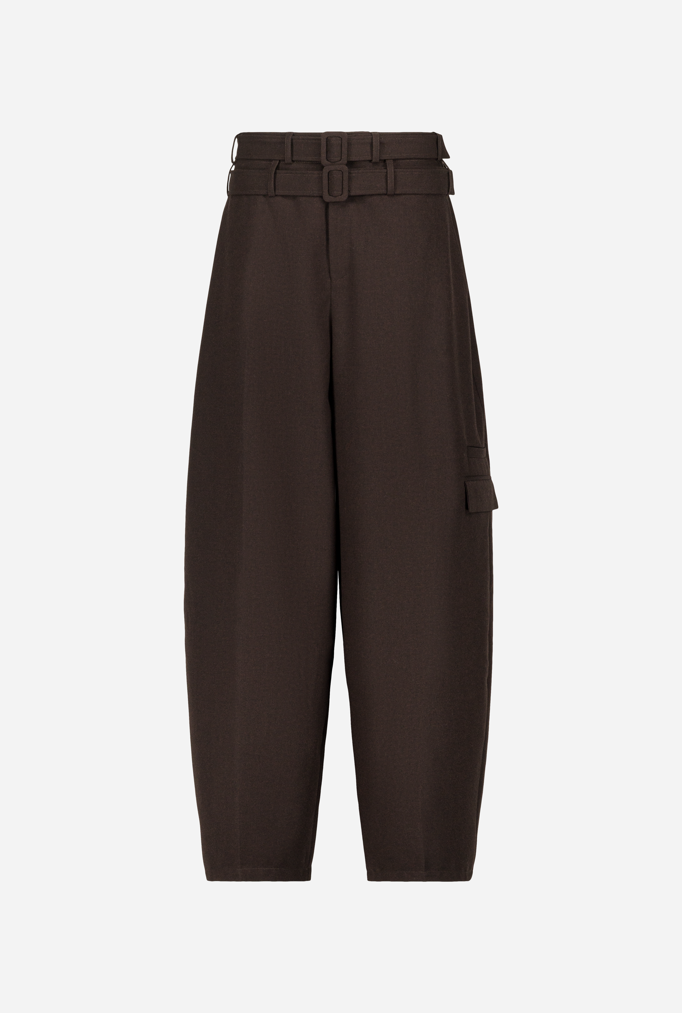 SAEMDI Ely Double Belted Trousers
