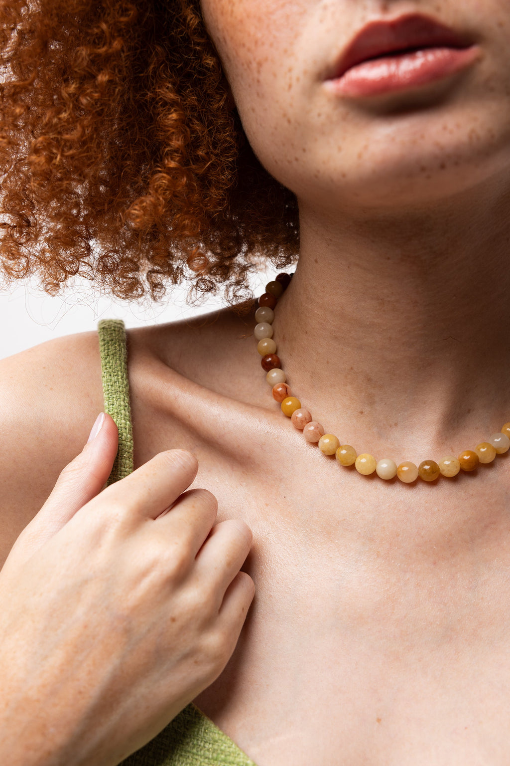 INTENTIONALLY __________. Eno Gemstone Necklace