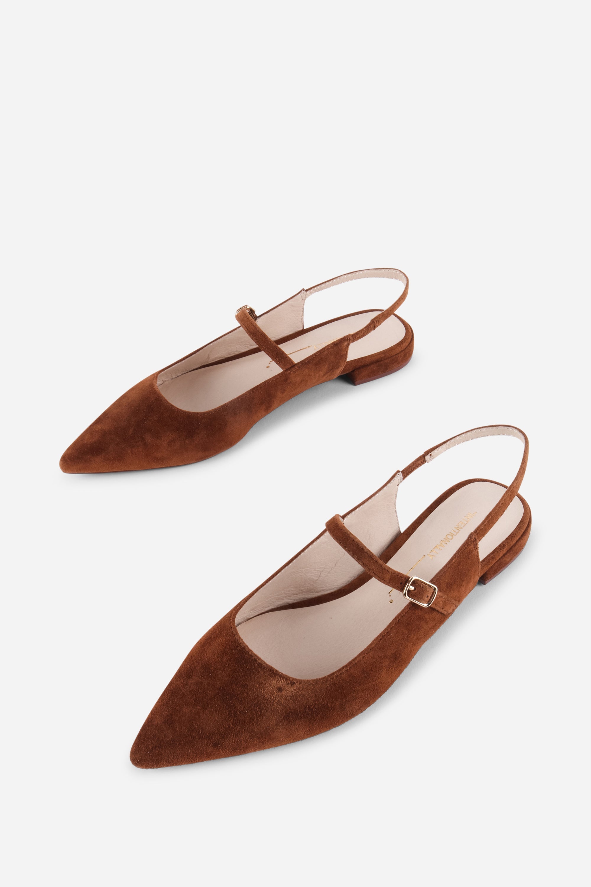 "INTENTIONALLY __________." Escape Slingback Flat