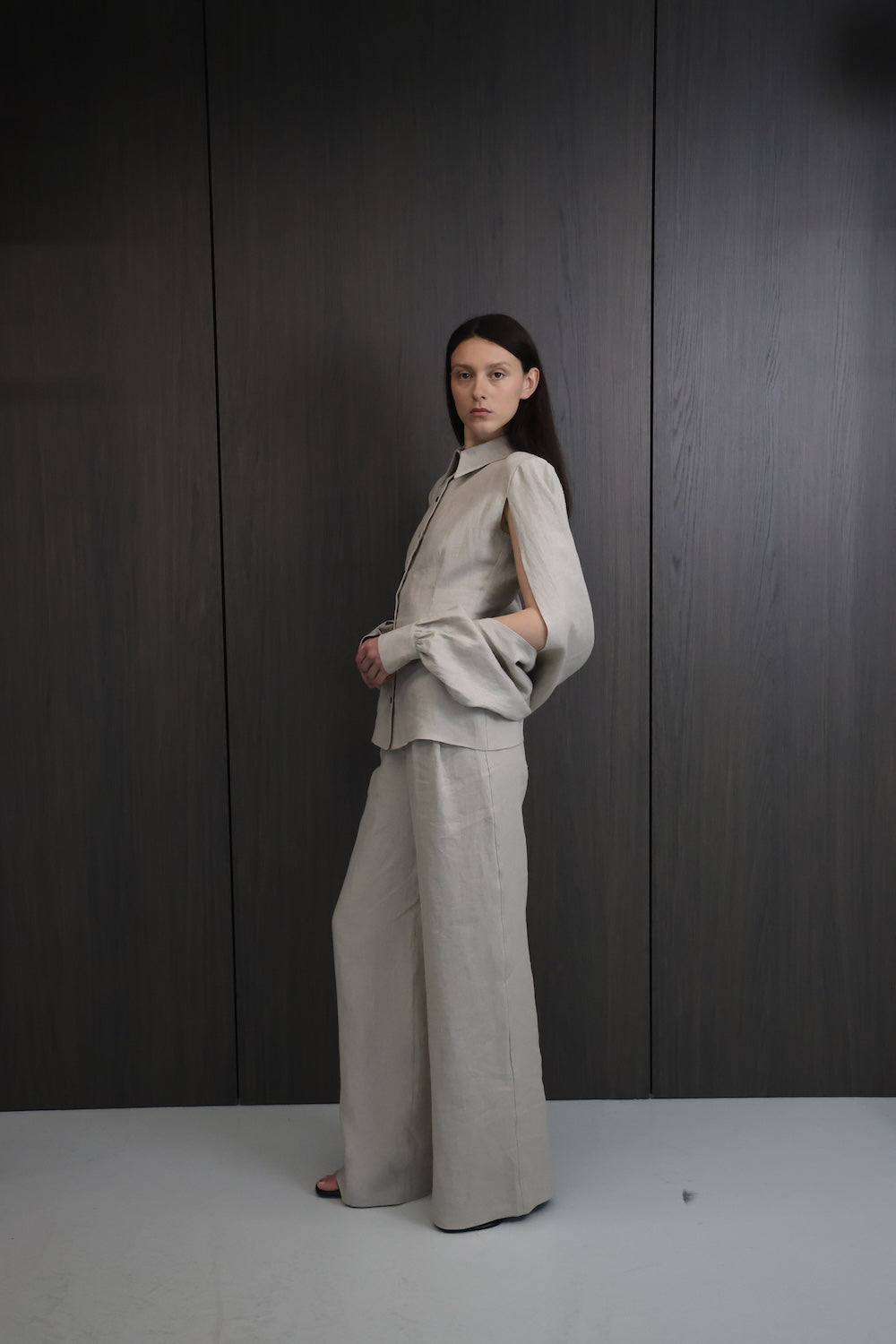 MAET Etem Linen Pants - Beige