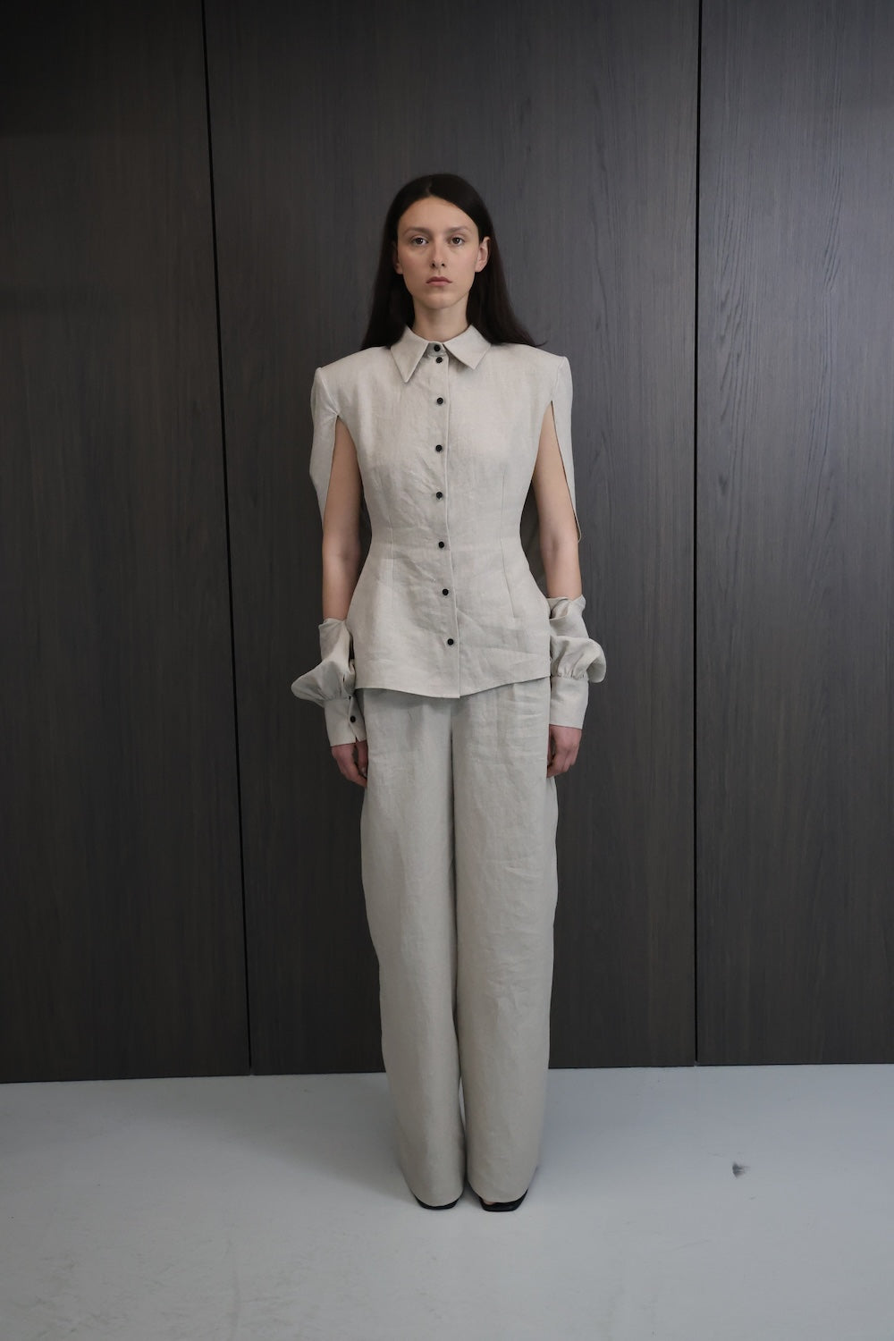 MAET Etem Linen Pants - Beige