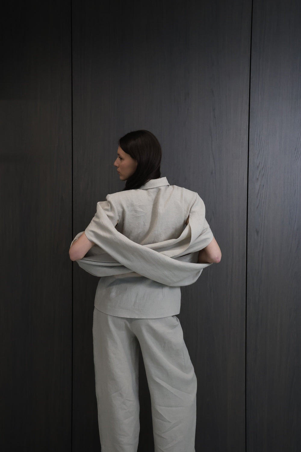 MAET Etem Linen Shirt - Beige