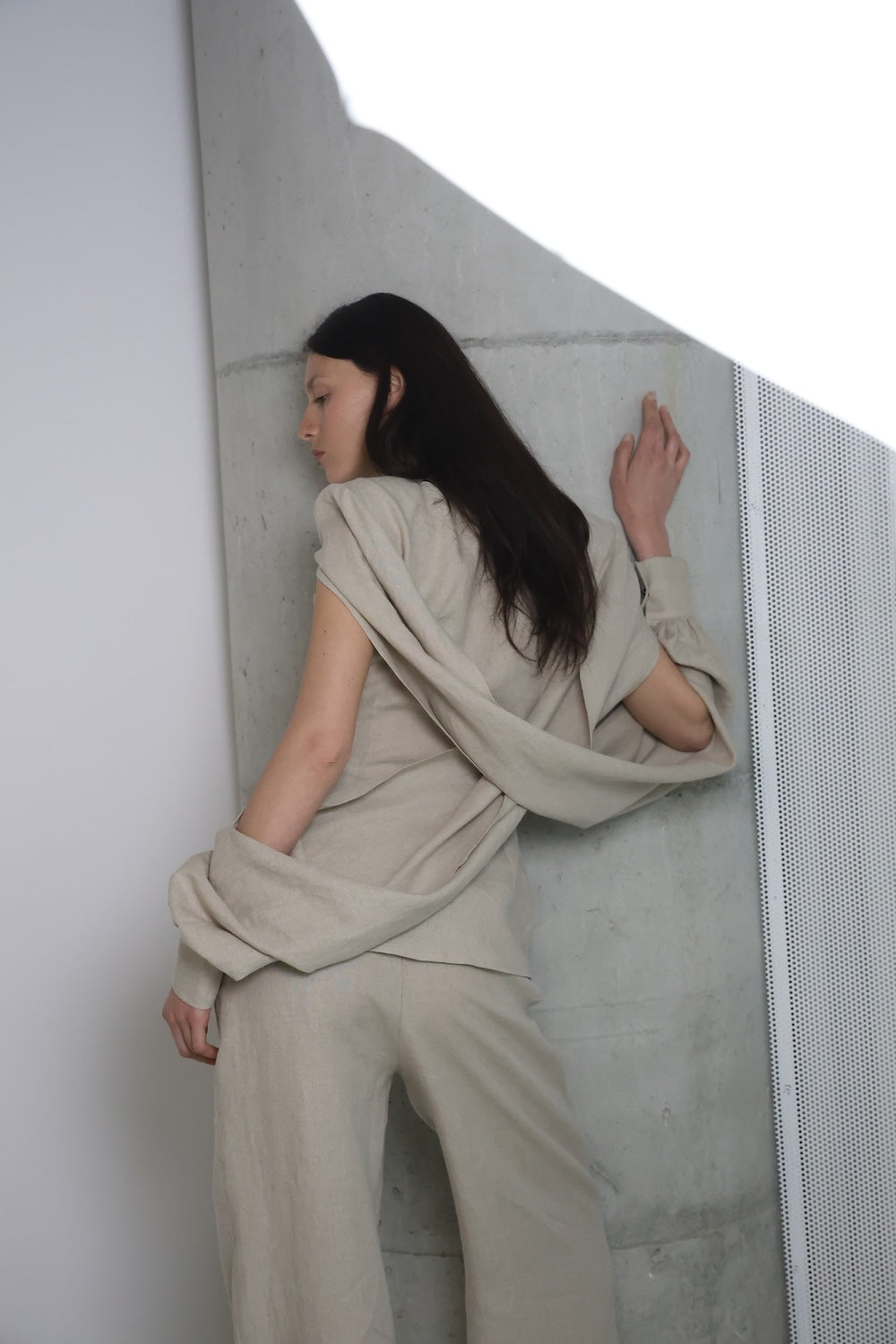 MAET Etem Linen Shirt - Beige
