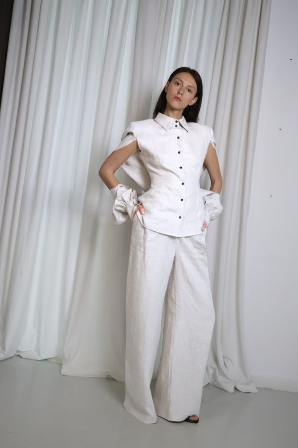MAET Etem Linen Set - White