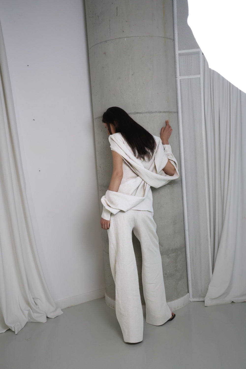 MAET Etem Linen Set - White