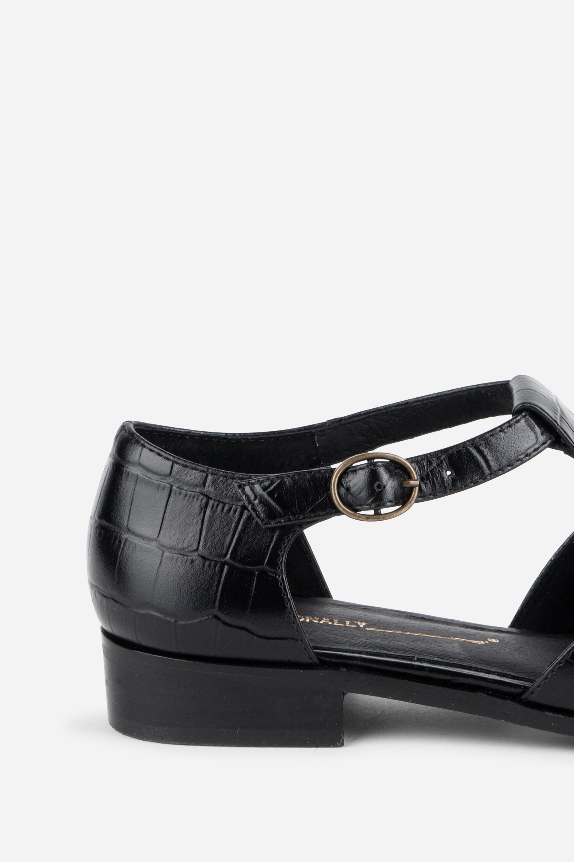 INTENTIONALLY __________. Eureka T-Strap Flat