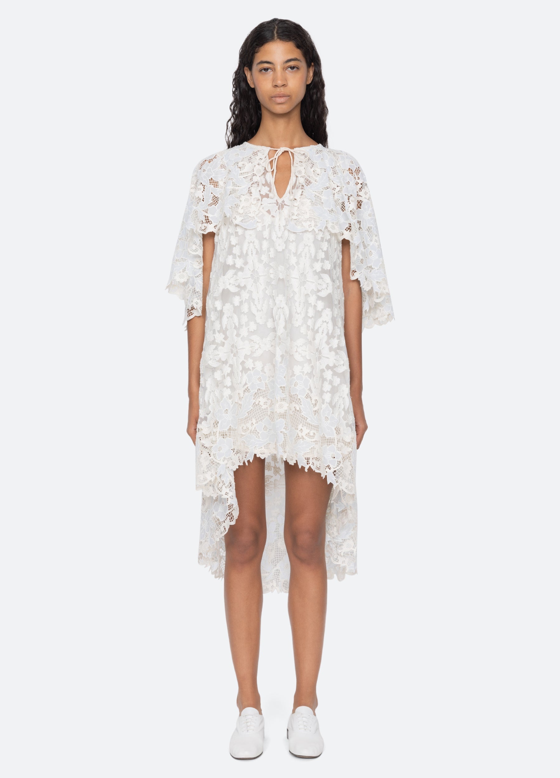 Sea NY Eileen Cape Dress - Blue