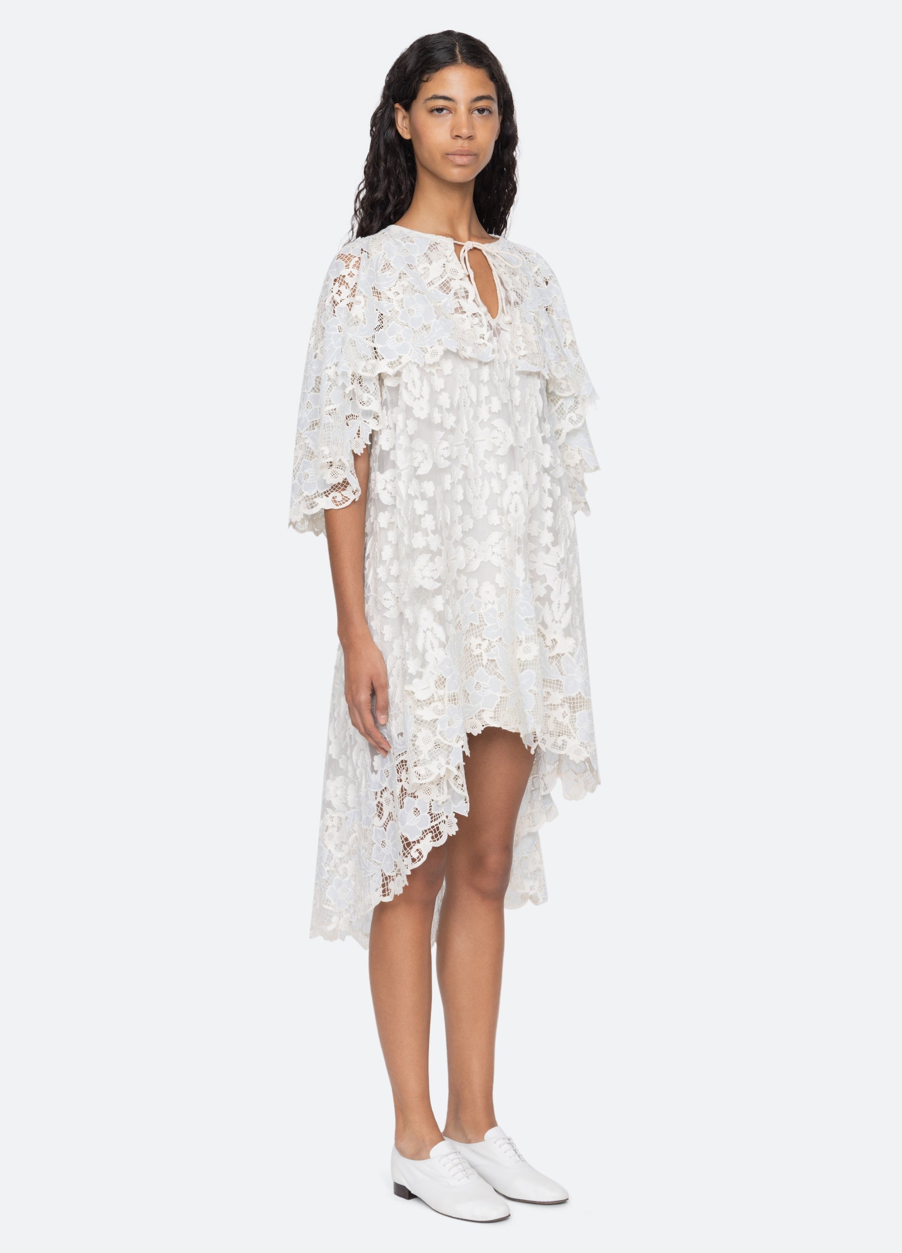 Sea NY Eileen Cape Dress - Blue