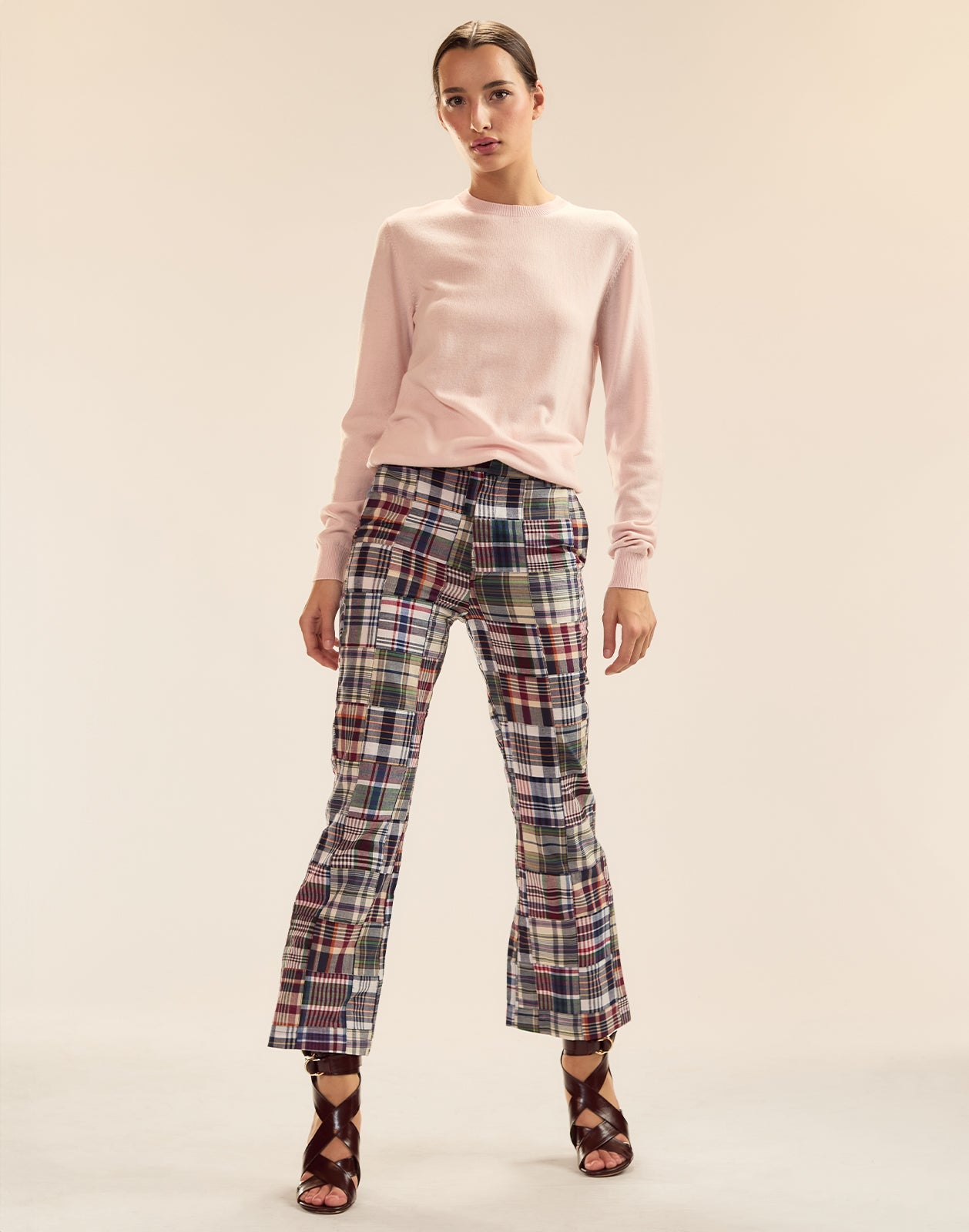 Cynthia Rowley Elea Wool Cashmere Sweater - Light Pink