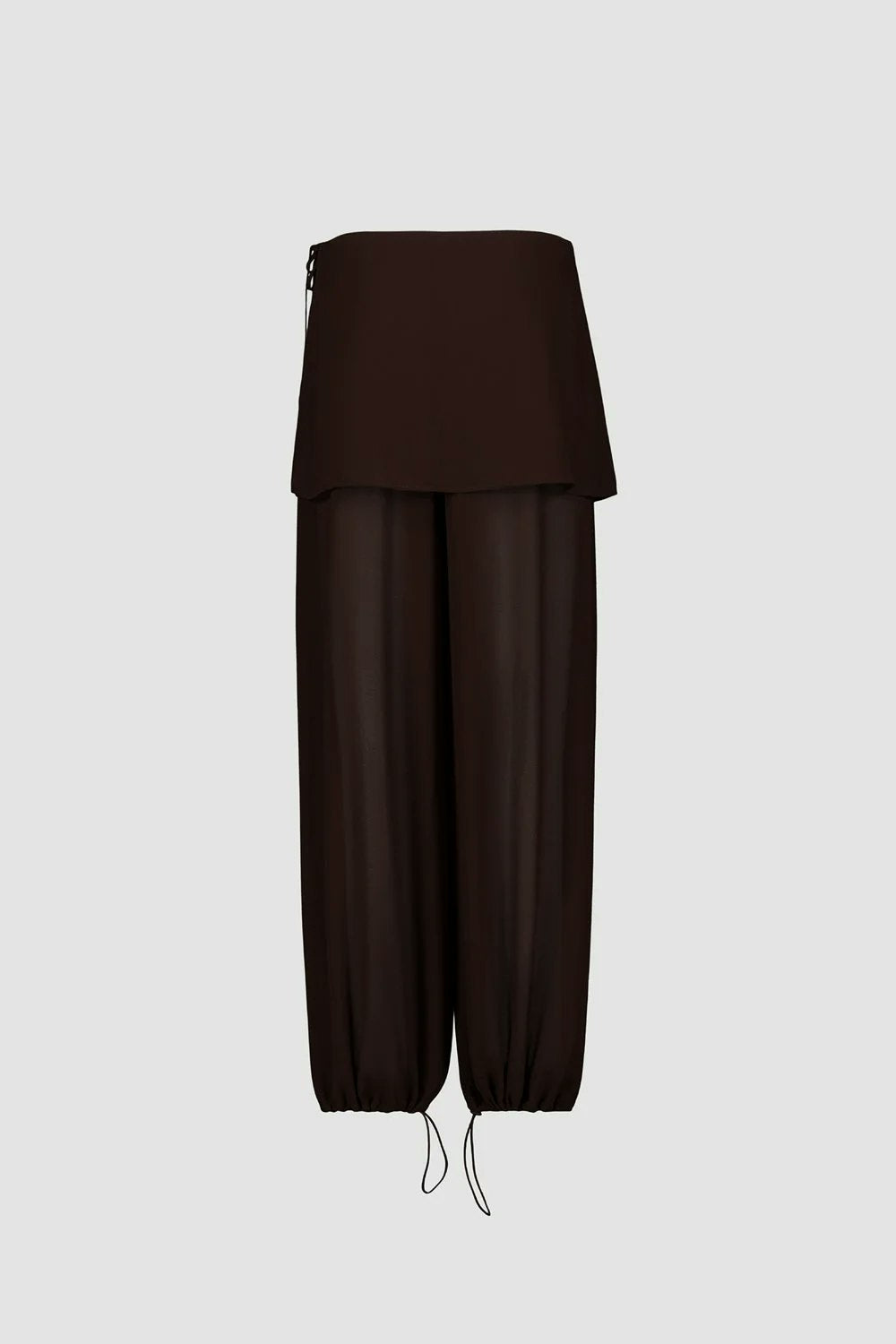 SAEMDI Elia Overskirt Trousers - Brown