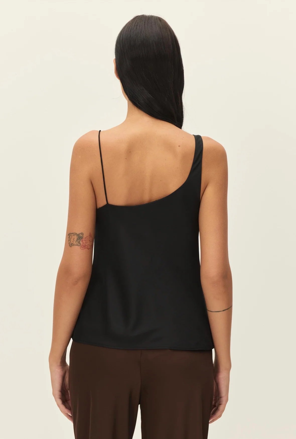 elodie Etta Satin Cami Top - Black