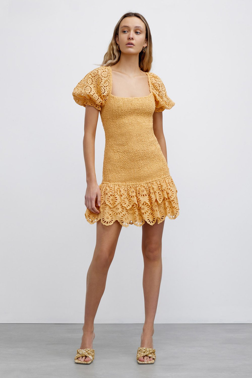 Significant Other Elsa Dress - Light Tangerine