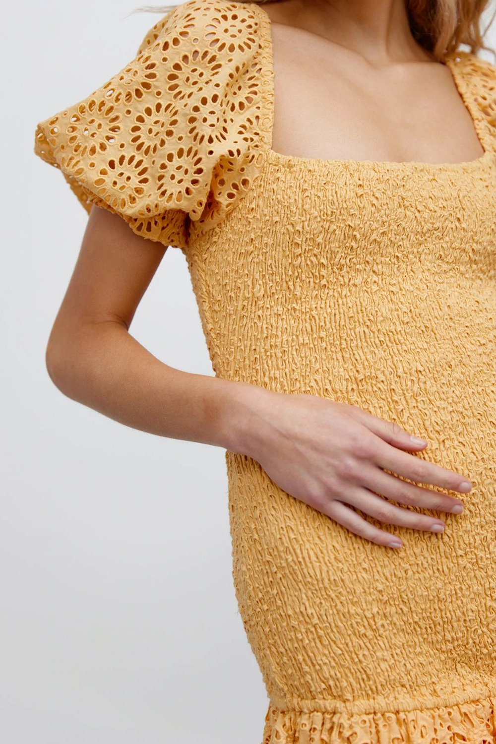 Significant Other Elsa Dress - Light Tangerine