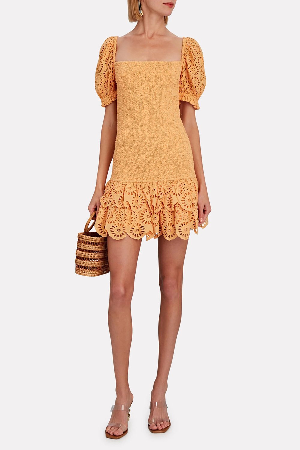 Significant Other Elsa Dress - Light Tangerine