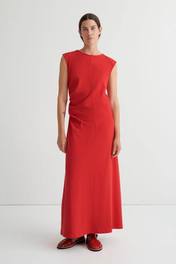 Kowtow Ember Dress - Poppy Red