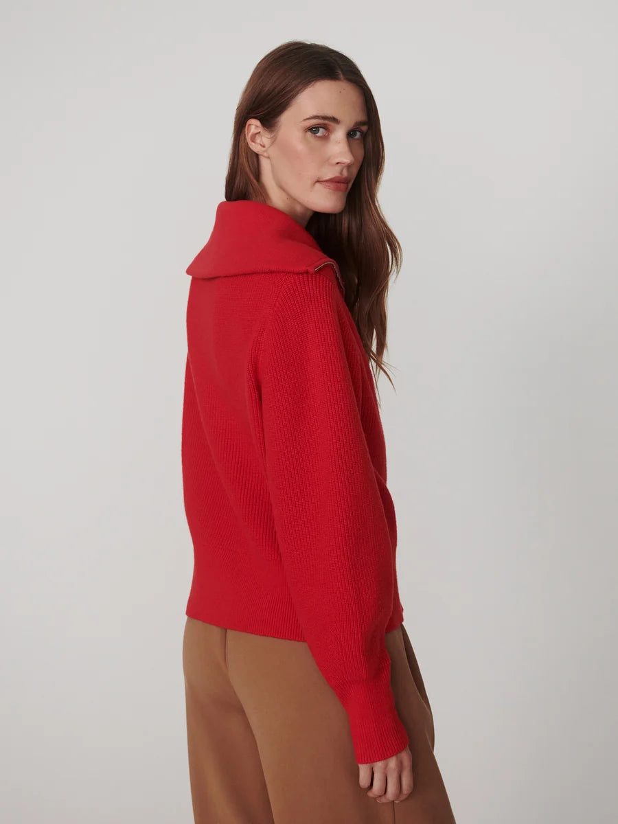 Varley Enrico Zip Through Knit Jacket