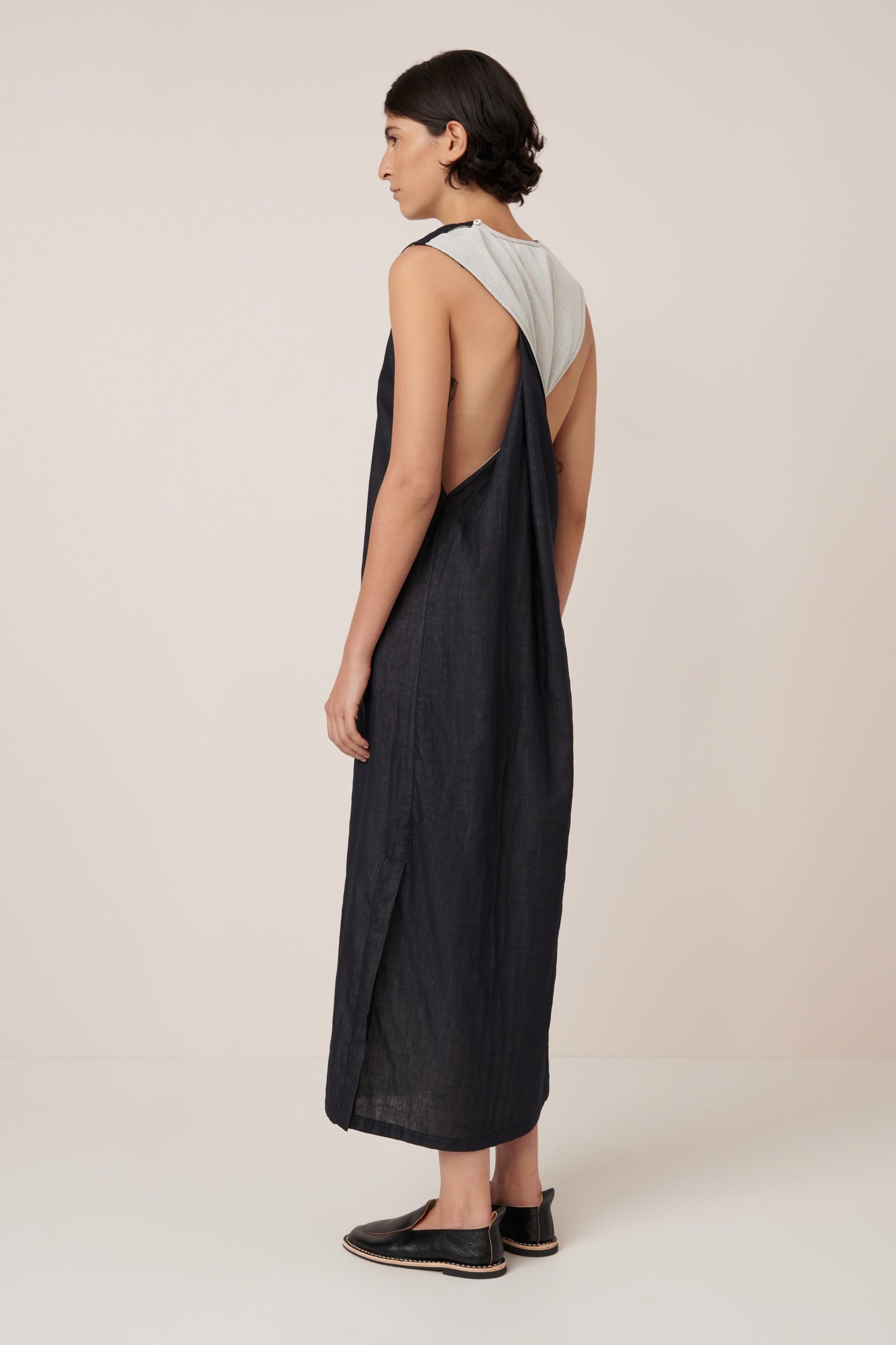 Kowtow Ensemble Dress - Black-Ecru