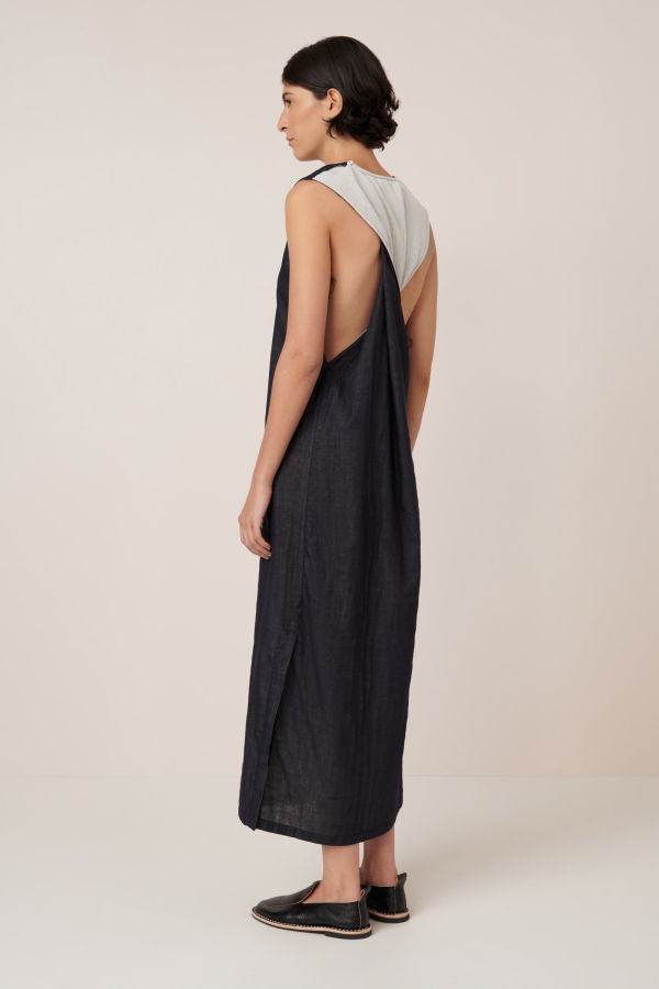 Kowtow Ensemble Dress - Black-Ecru