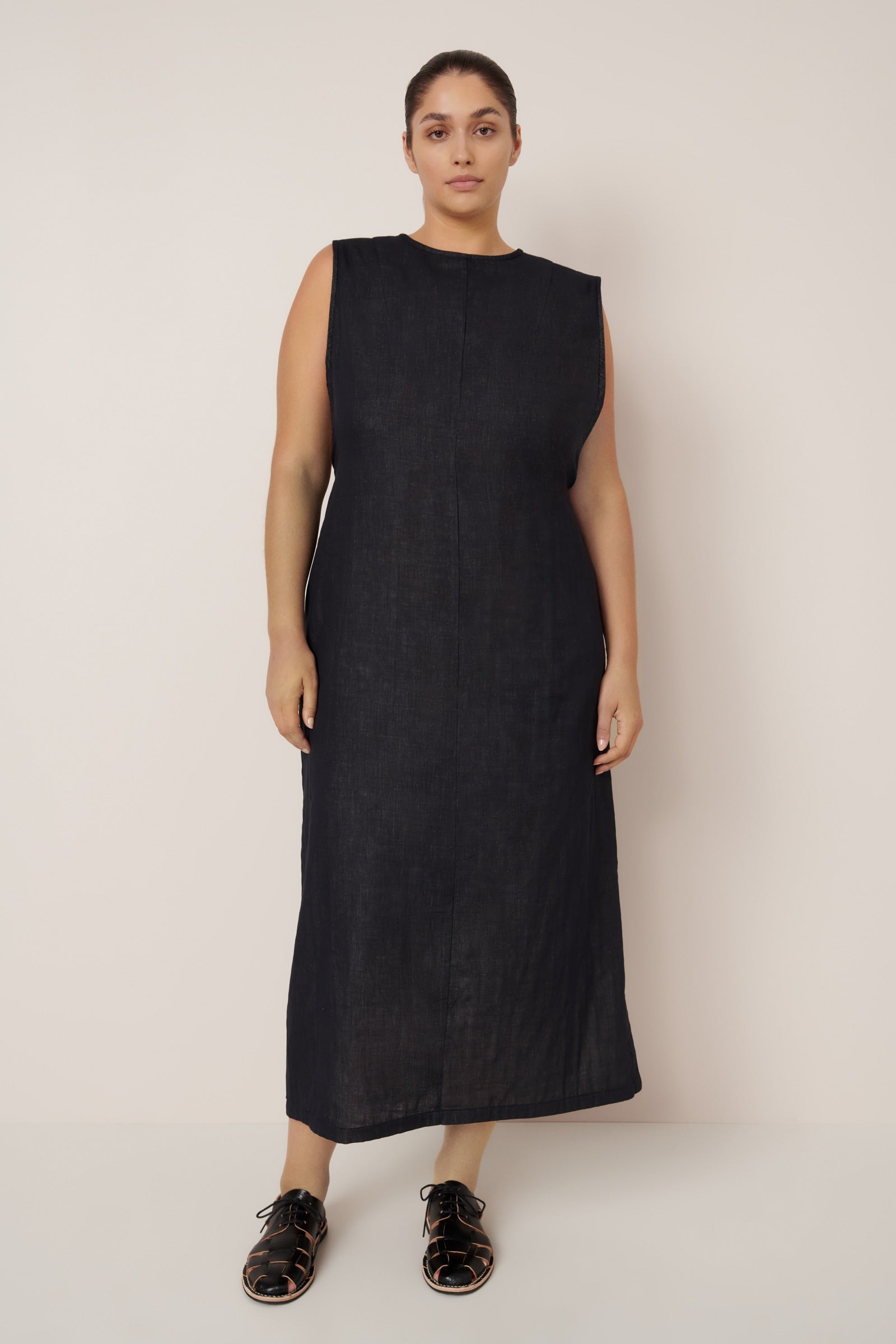 Kowtow Ensemble Dress - Black-Ecru