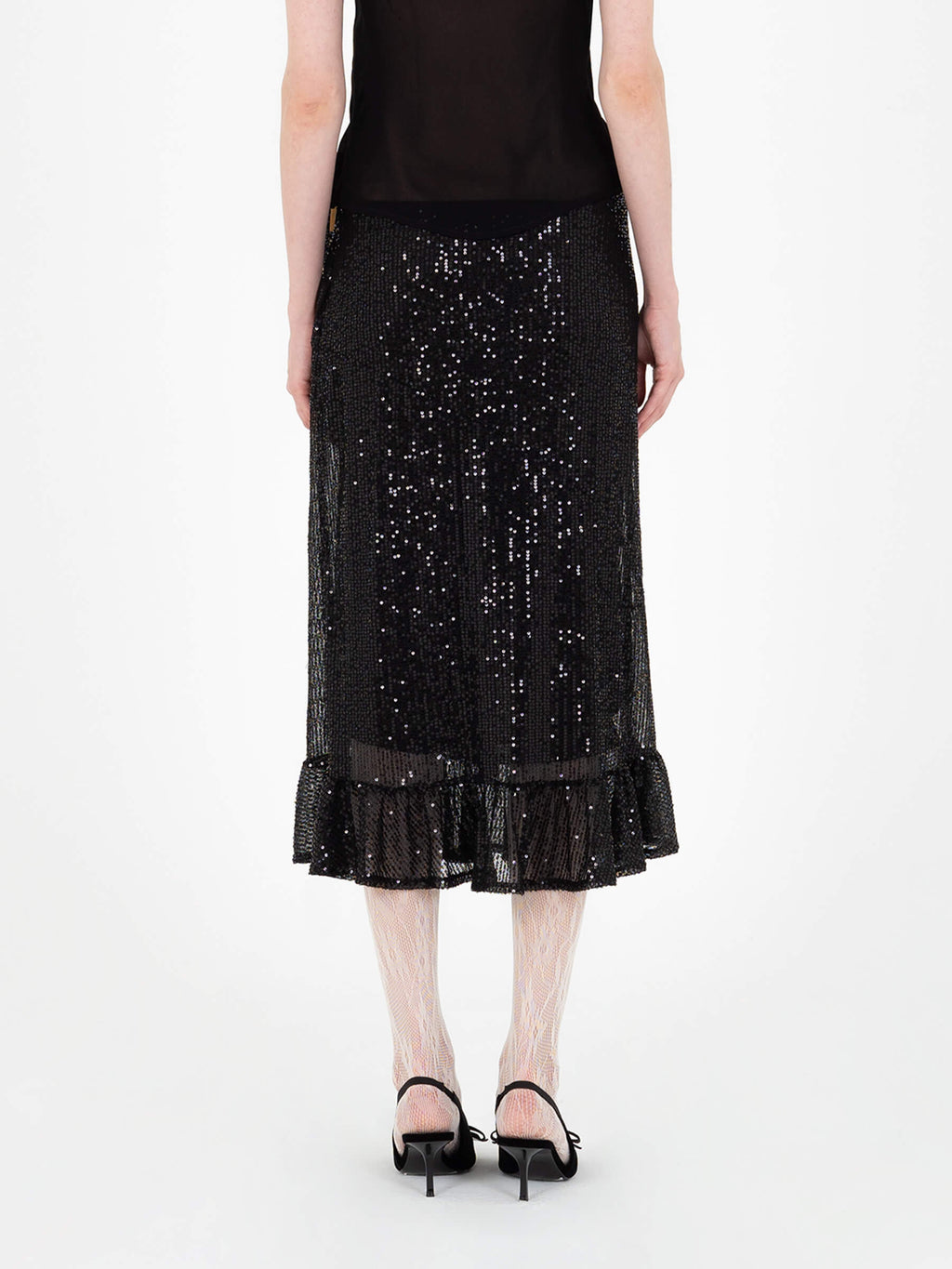 Carmensays Esteem Sequin Midi Skirt