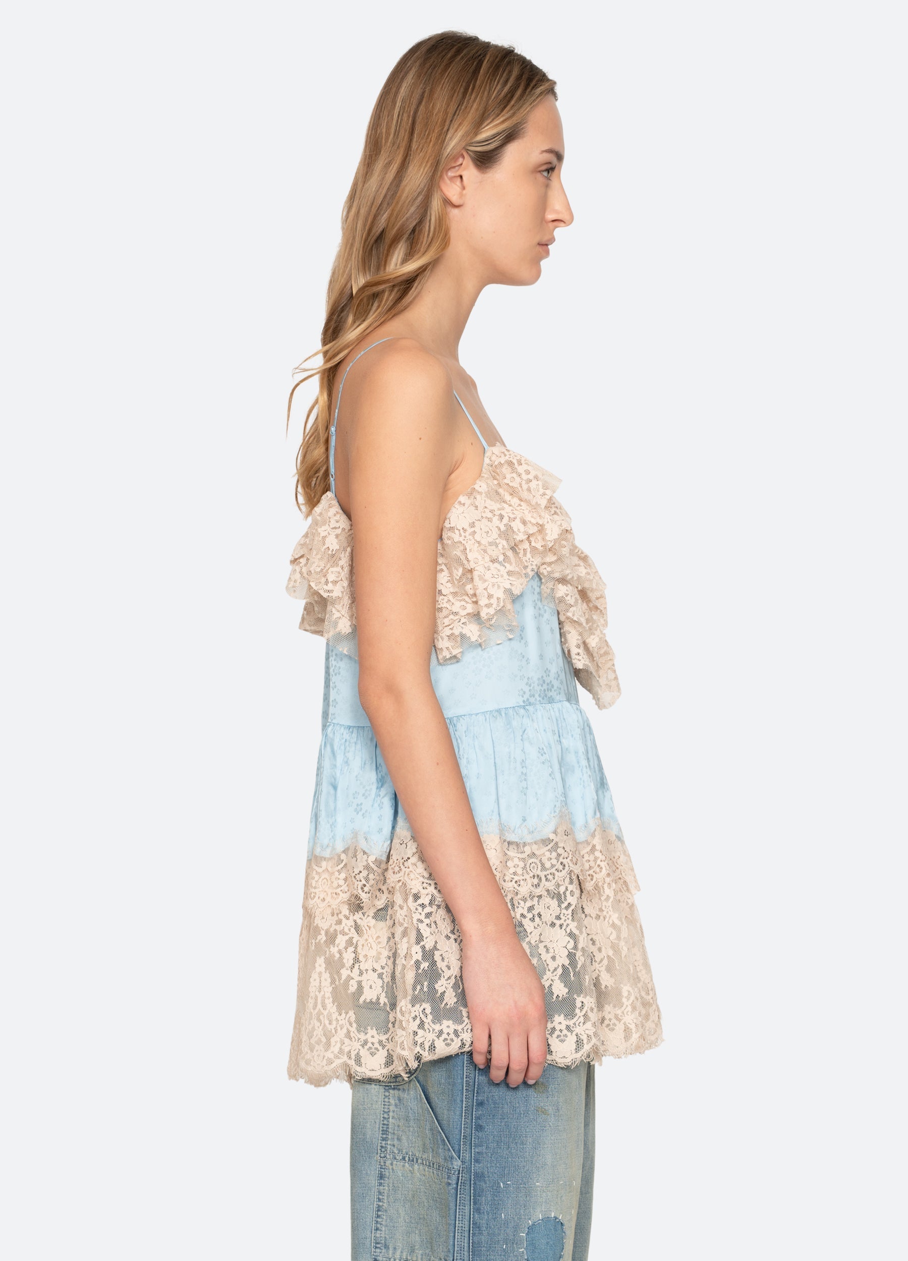 Sea NY Ethel Tunic Top - Blue