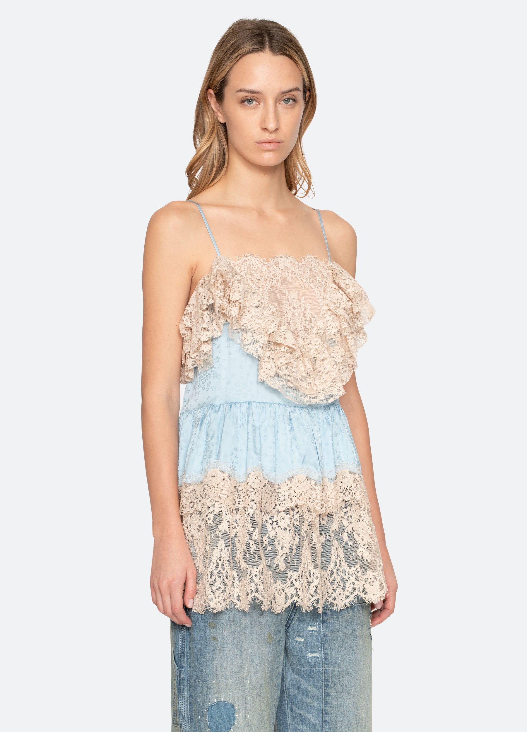 Sea NY Ethel Tunic Top - Blue