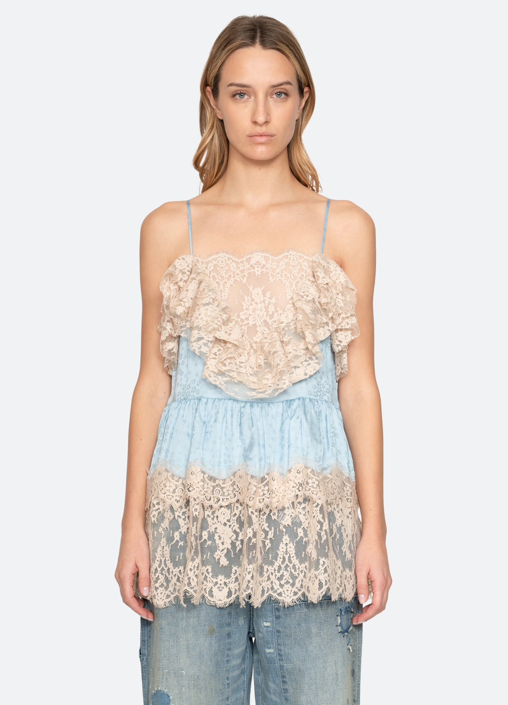 Sea NY Ethel Tunic Top - Blue