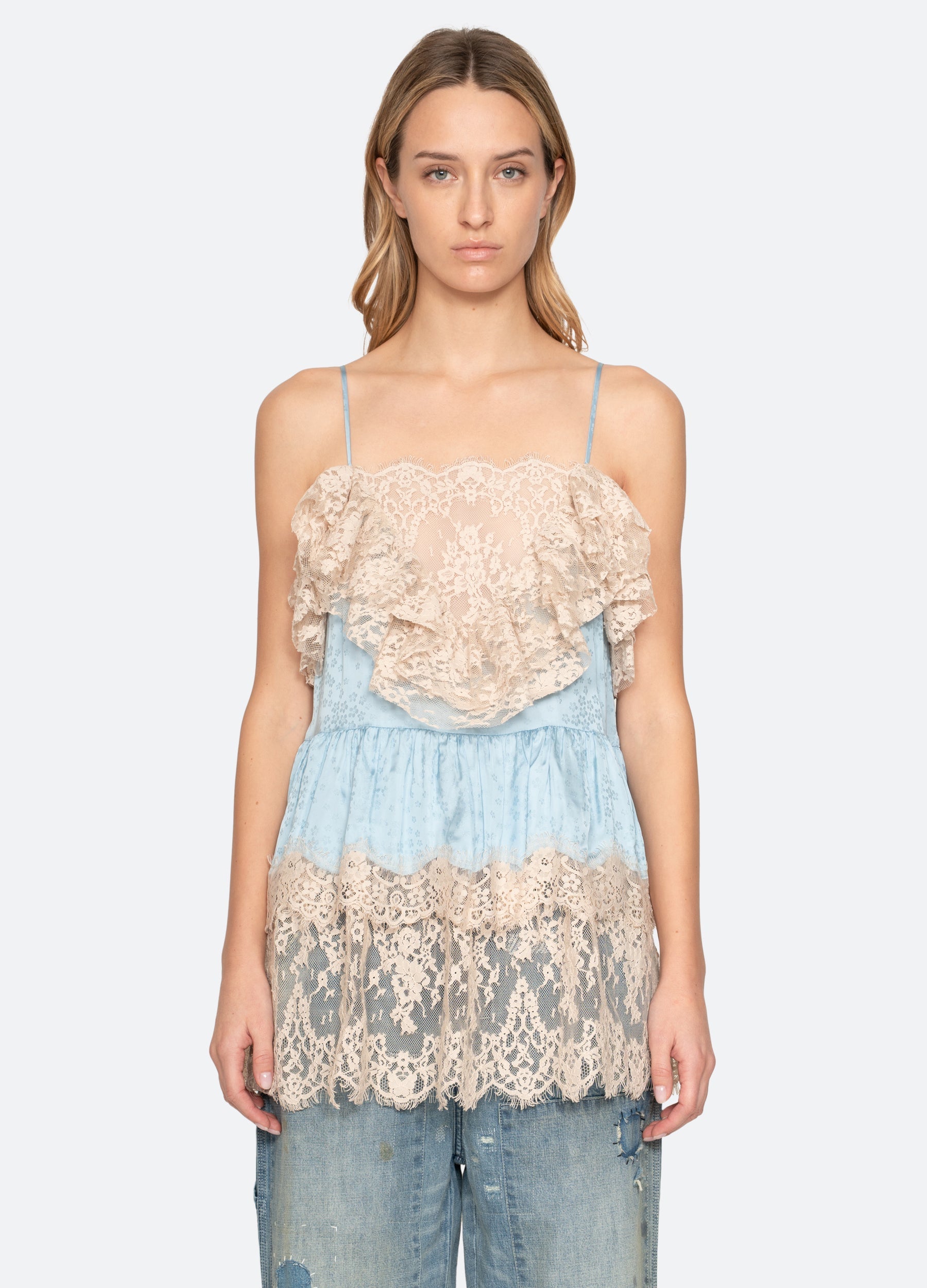 Sea NY Ethel Tunic Top - Blue