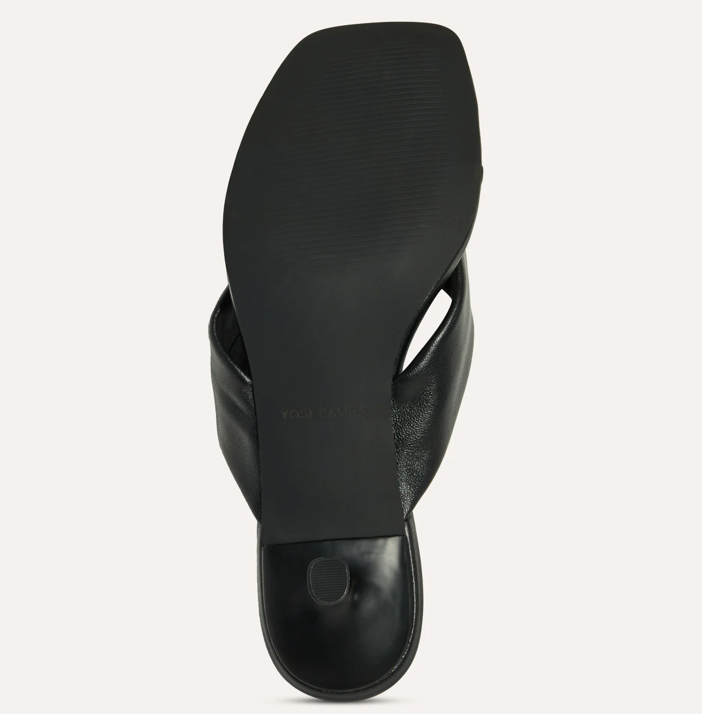 YOSI SAMRA Eva Thong Kitten Heel Sandal