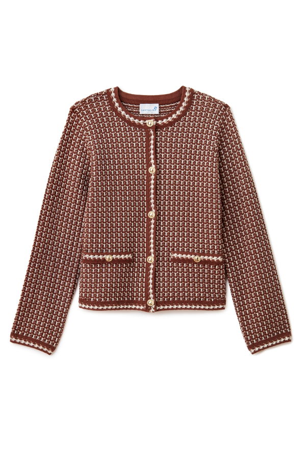 Cartolina Evelyn Long Sleeve Cardigan