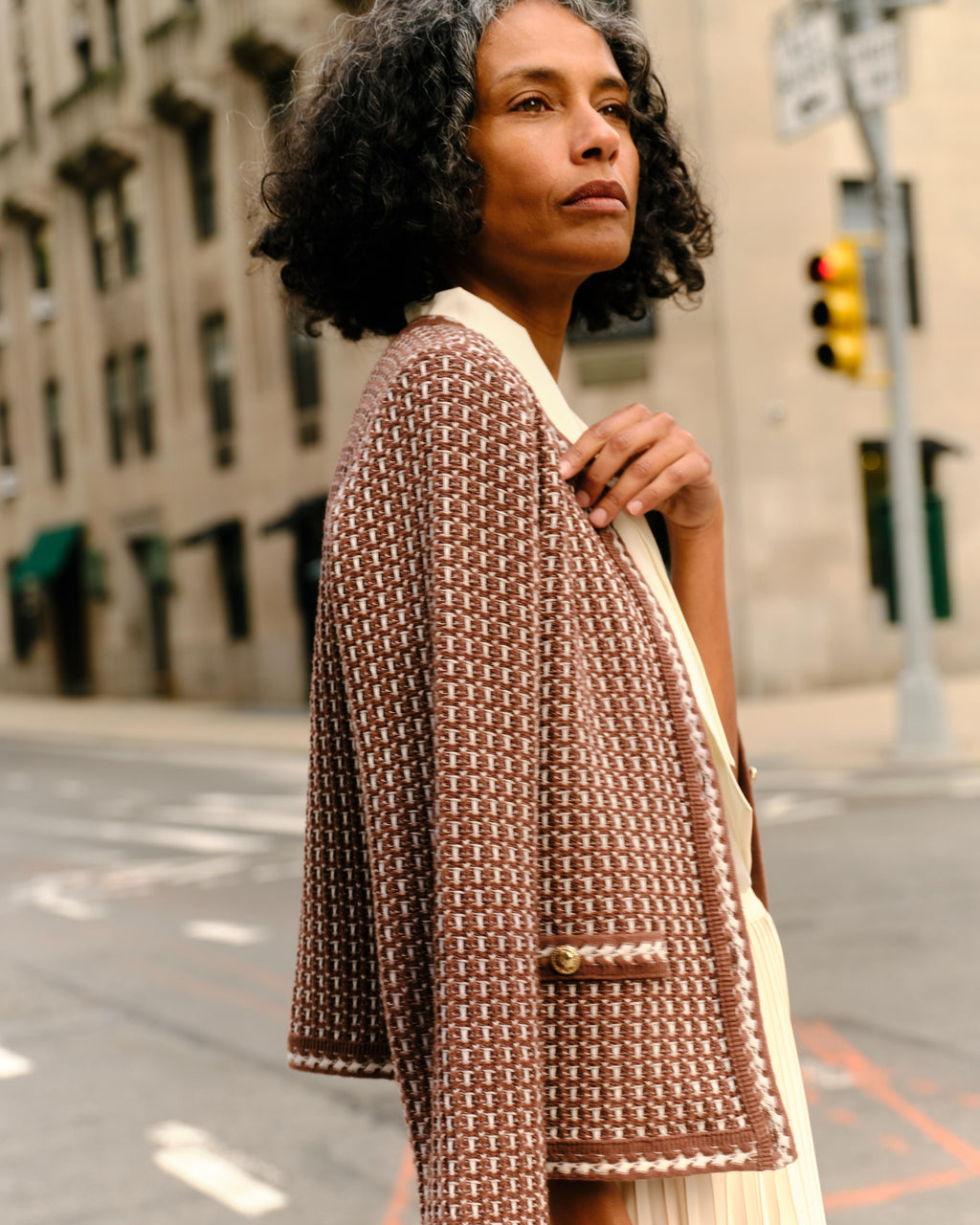 Cartolina Evelyn Long Sleeve Cardigan