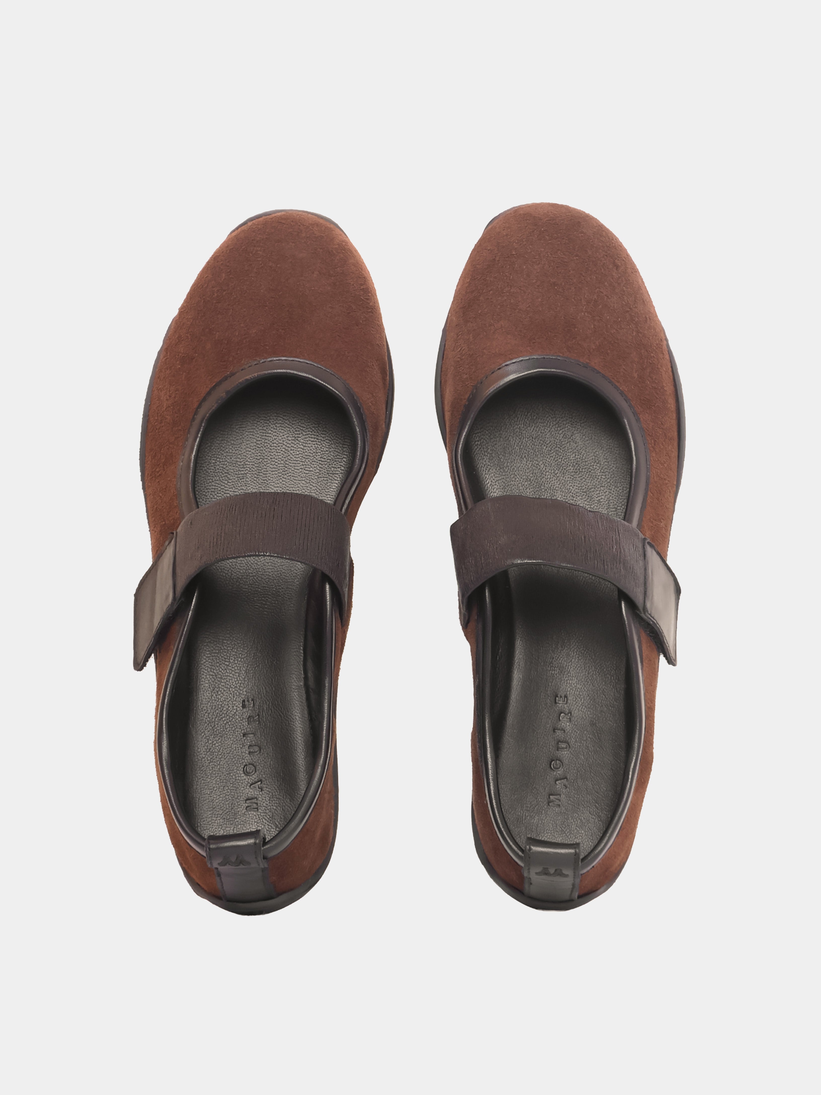 Maguire Evora Sporty Suede Ballet Flats - Brown