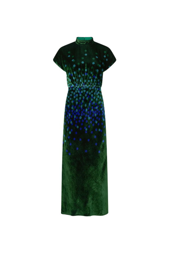 Saloni Fabienne-B Dress - Starlight Sky