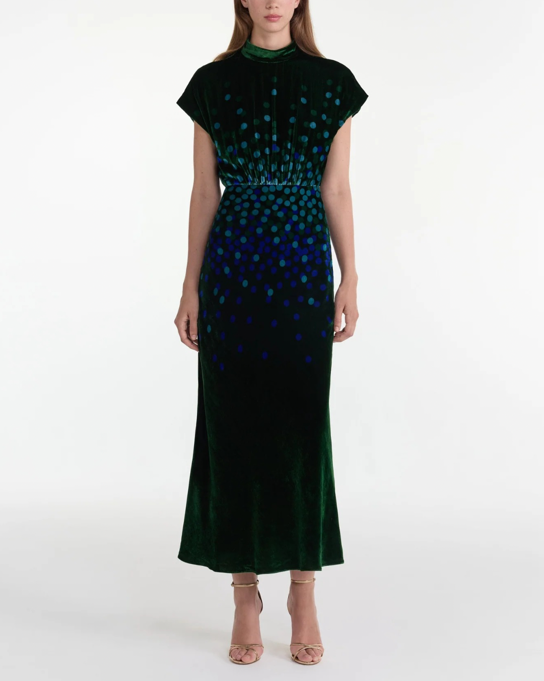 Saloni Fabienne-B Dress - Starlight Sky