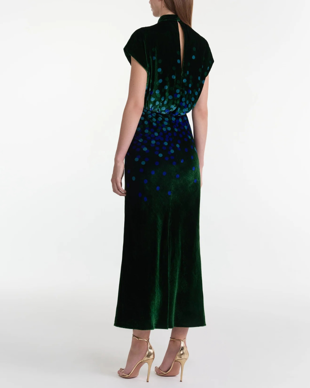 Saloni Fabienne-B Dress - Starlight Sky