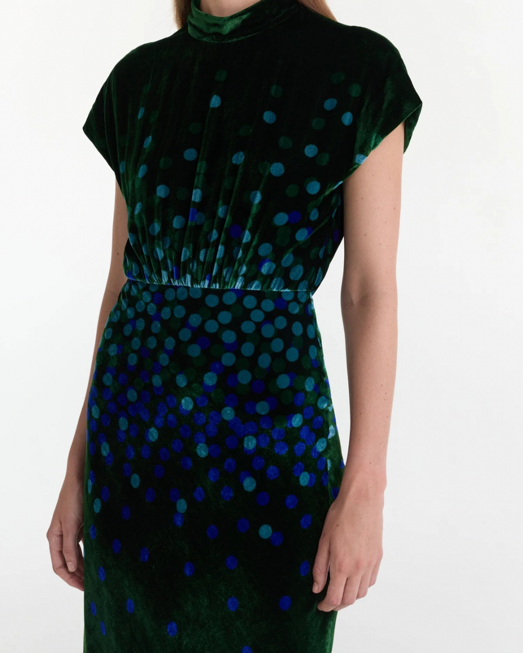Saloni Fabienne-B Dress - Starlight Sky