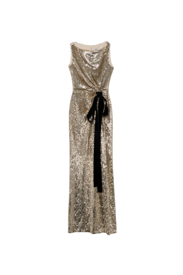 Jonathan Simkhai Felicity Gown - Gold Multi