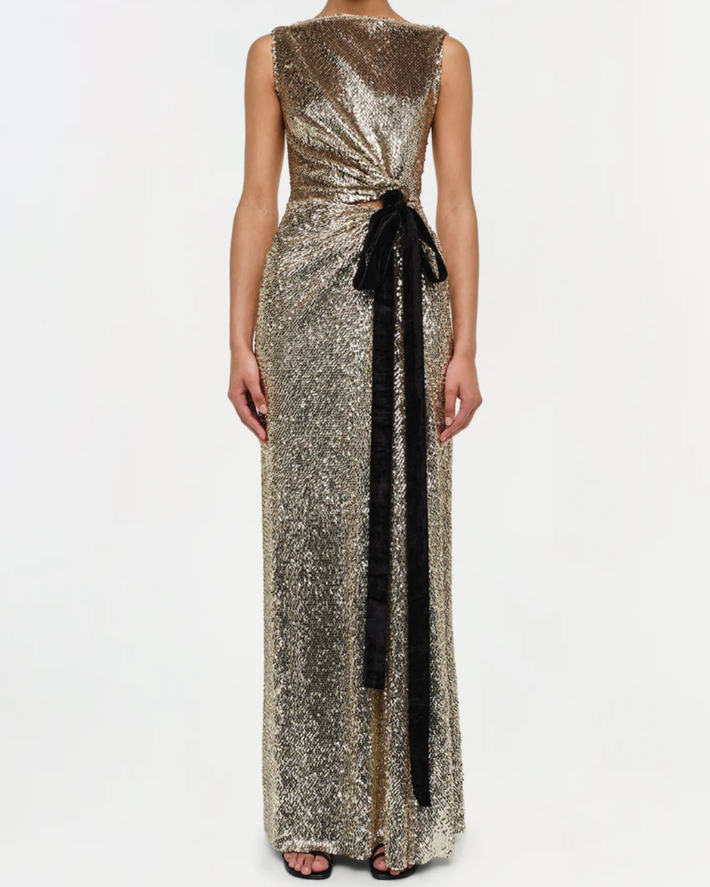 Jonathan Simkhai Felicity Gown - Gold Multi