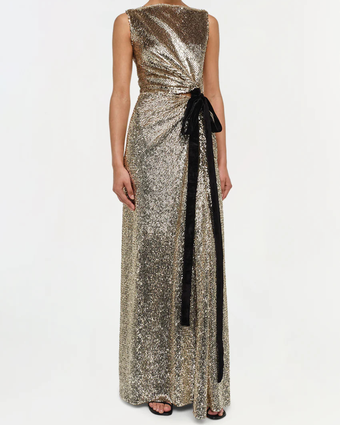 Jonathan Simkhai Felicity Gown - Gold Multi