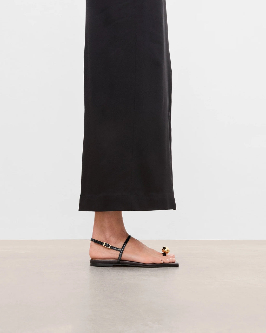 Flattered Idris Leather Snake Sandal