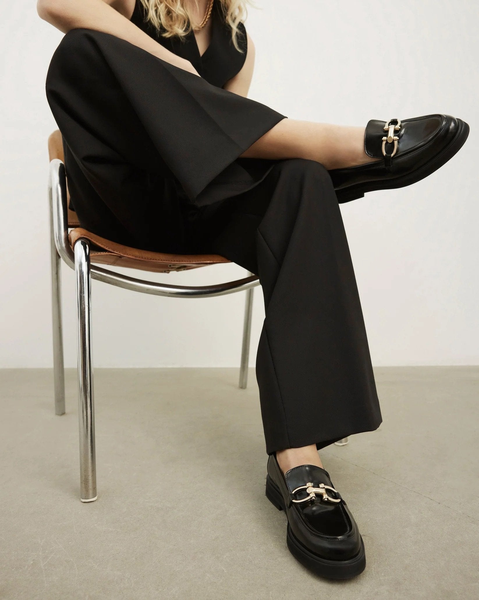 Flattered SAMANTHA LOAFERS - Black