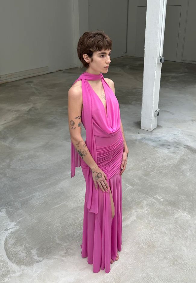 SAEMDI Flowy Mermaid Dress