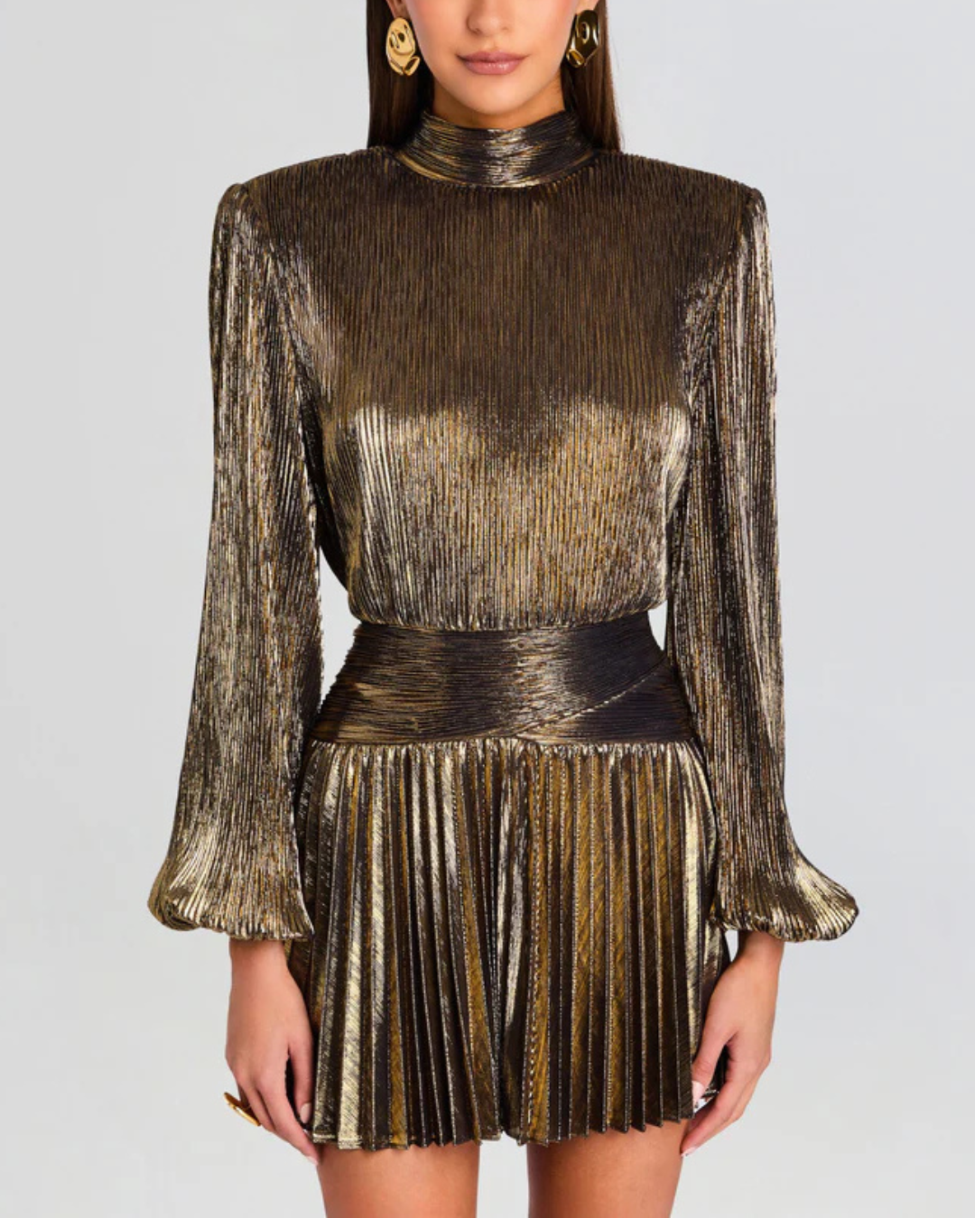 RETROFÊTE Freja Dress - Antique Gold