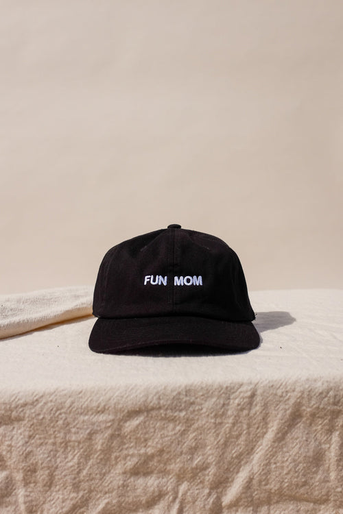"INTENTIONALLY __________." Fun Mom Hat - Black Hat / White Writing